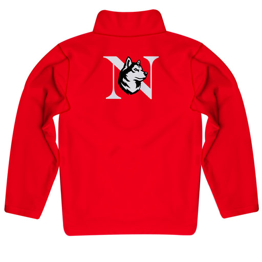 Northeastern University Huskies Vive La Fete Game Day Solid Red Quarter Zip Pullover Sleeves - Vive La Fête - Online Apparel Store