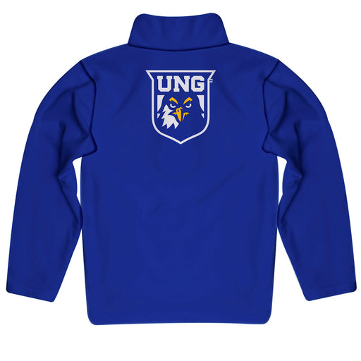 North Georgia Nighthawks Vive La Fete Game Day Solid Blue Quarter Zip Pullover Sleeves - Vive La Fête - Online Apparel Store