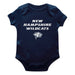 New Hampshire Wildcats UNH Vive La Fete Infant Game Day Navy Short Sleeve Bodysuit