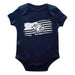 New Hampshire Wildcats UNH Vive La Fete Infant Game Day Navy Short Sleeve Bodysuit