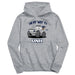 University of New Hampshire Wildcats UNH On My Way Monster Truck Heather Grey Cotton Youth Hoodie