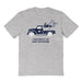 New Hampshire Wildcats UNH Hand Sketched Vive La Fete Impressions Truck Kids Grey Cotton T-shirt