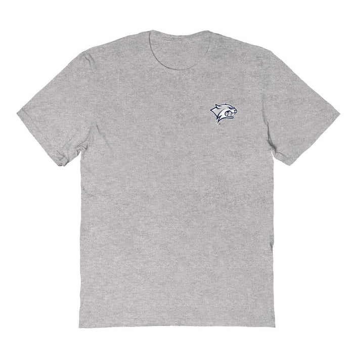 New Hampshire Wildcats UNH Vive La Fete Impressions Artwork Grey Womens Cotton Tshirt