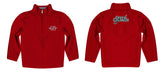 Nicholls State University Colones Vive La Fete Game Day Solid Red Quarter Zip Pullover Sleeves - Vive La Fête - Online Apparel Store