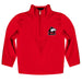Northern Illinois Huskies Vive La Fete Logo and Mascot Name Womens Red Quarter Zip Pullover