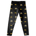 Northern Kentucky Norse Vive La Fete Girls Game Day All Over Two Logos Elastic Waist Classic Play Gold Leggings Tights