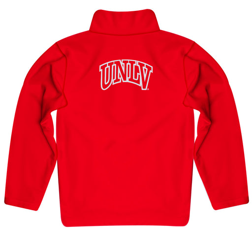 UNLV Rebels Vive La Fete Game Day Solid Red Quarter Zip Pullover Sleeves - Vive La Fête - Online Apparel Store
