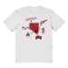 UNLV Rebels Hand Sketched Vive La Fete Impressions Icones Kids White T-shirt