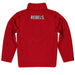 UNLV Rebels Vive La Fete Logo and Mascot Name Womens Red Quarter Zip Pullover - Vive La Fête - Online Apparel Store