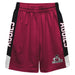New Mexico State Aggies Vive La Fete Game Day Maroon Stripes Boys Solid Black Athletic Mesh Short