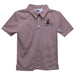 New Mexico State University Aggies, NMSU Aggies Embroidered Maroon Stripes Short Sleeve Polo Box Shirt