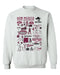 New Mexico State Aggies Hand Sketched Vive La Fete Impressions White Cotton Crewneck Sweatshirt for Women