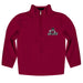 New Mexico State Aggies Vive La Fete Logo and Mascot Name Womens Maroon Quarter Zip Pullover