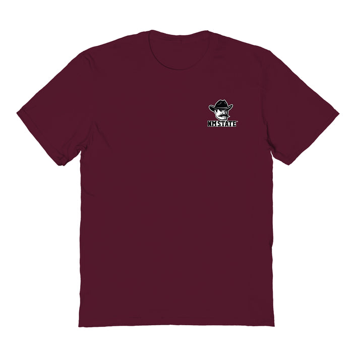 New Mexico State Aggies Vive La Fete Impressions Artwork Maroon Womens Cotton Tshirt