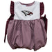 North Carolina Central Eagles Embroidered Maroon Gingham Girls Bubble