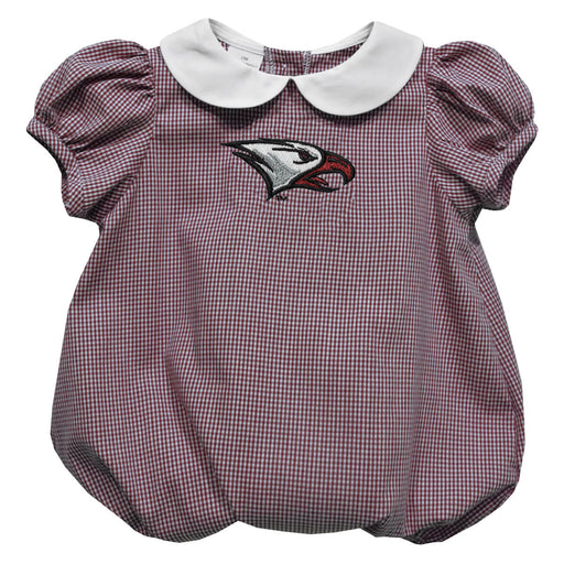 North Carolina Central Eagles Embroidered Maroon Girls Baby Bubble Short Sleeve