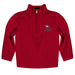 North Carolina Central Eagles Vive La Fete Game Day Solid Maroon Quarter Zip Pullover Sleeves