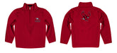 North Carolina Central Eagles Vive La Fete Game Day Solid Maroon Quarter Zip Pullover Sleeves - Vive La Fête - Online Apparel Store