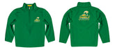 Norfolk State Spartans Vive La Fete Game Day Solid Green Quarter Zip Pullover Sleeves - Vive La Fête - Online Apparel Store