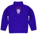 Northwestern State Demons Vive La Fete Game Day Solid Purple Quarter Zip Pullover Sleeves - Vive La Fête - Online Apparel Store