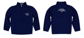 University of Nevada Reno Wolfpack Vive La Fete Game Day Solid Navy Quarter Zip Pullover Sleeves - Vive La Fête - Online Apparel Store