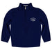 University of Nevada Reno Wolfpack Vive La Fete Game Day Solid Navy Quarter Zip Pullover Sleeves