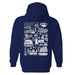 University of Nevada Reno Wolfpack Hand Sketched Artwork Cotton Fleece Women Hoodie - Vive La Fête - Online Apparel Store