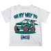 University of North Carolina Seahawks UNCW Vive La Fete Monster Truck Boys Game Day White Short Sleeve Tee