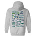 UNC Wilmington Seahawks UNCW Hand Sketched Vive La Fete Impressions Artwork Navy Cotton Fleece Long Sleeve Hoodie - Vive La Fête - Online Apparel Store