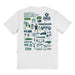 UNC Wilmington Seahawks UNCW Vive La Fete Impressions Artwork Navy Womens Cotton Tshirt - Vive La Fête - Online Apparel Store