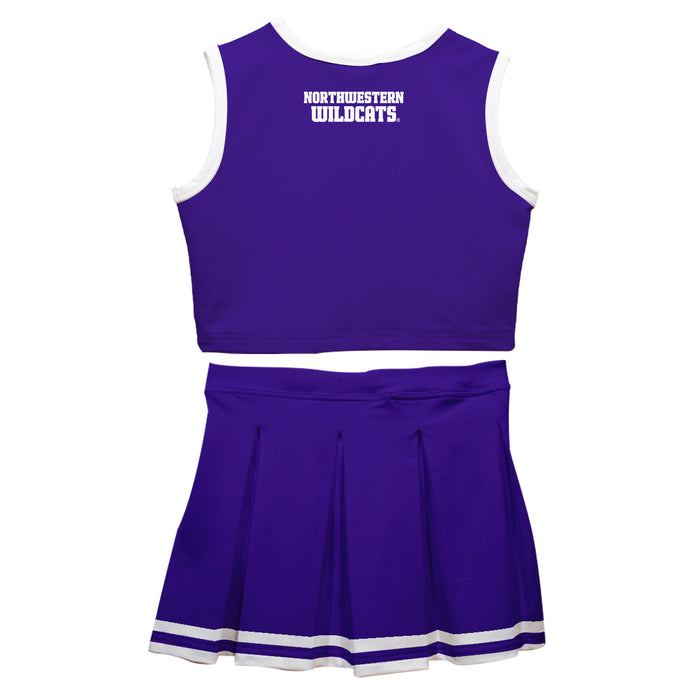 Northwestern Wildcats Vive La Fete Game Day Purple Sleeveless Cheerleader Set - Vive La Fête - Online Apparel Store