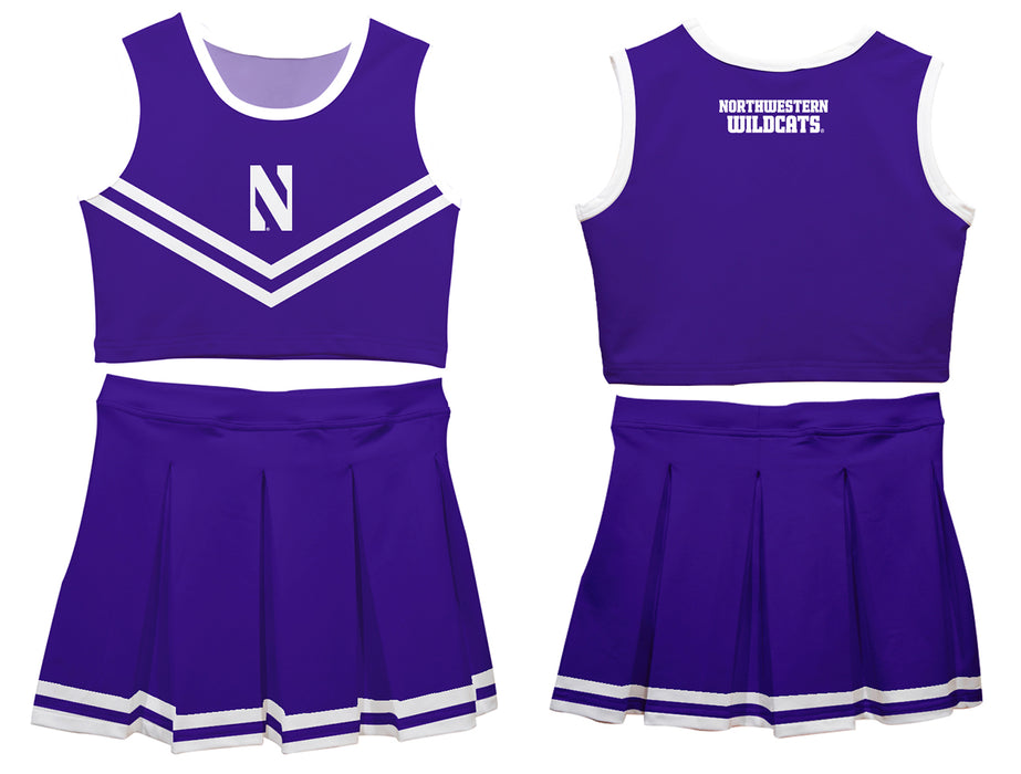 Northwestern Wildcats Vive La Fete Game Day Purple Sleeveless Cheerleader Set - Vive La Fête - Online Apparel Store