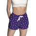 Northwestern Wildcats Vive La Fete Game Day All Over Logo Women Purple Lounge Shorts