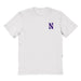 Northwestern Wildcats Vive La Fete Impressions Artwork White Womens Cotton Tshirt