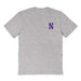 Northwestern Wildcats Vive La Fete Impressions Artwork Grey Womens Cotton Tshirt
