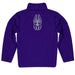 University at Albany Great Danes UALBANY  Vive La Fete Game Day Solid Gray Quarter Zip Pullover Sleeves - Vive La Fête - Online Apparel Store