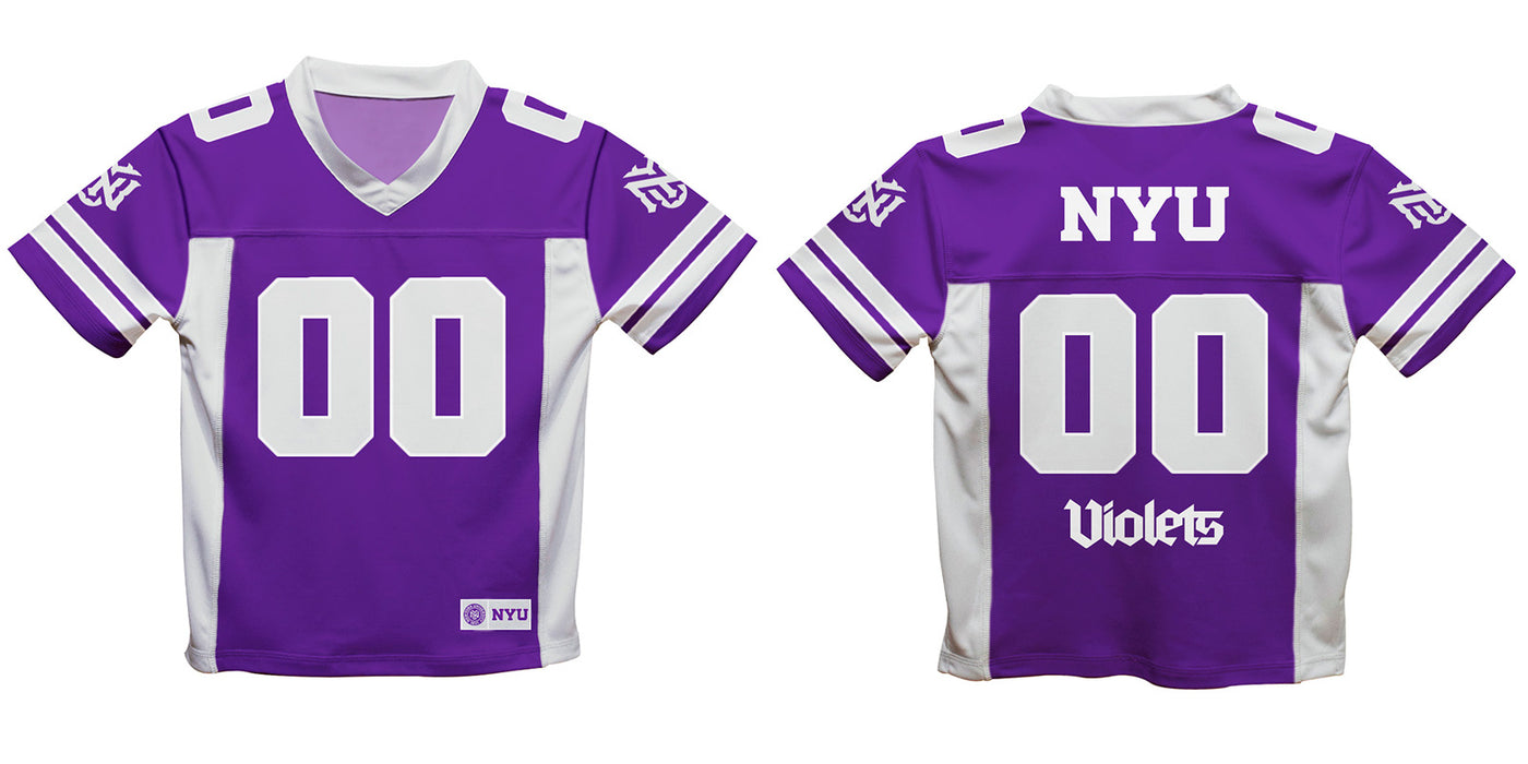 New York Violets Vive La Fete Game Day Purple Boys Fashion Football T-Shirt - Vive La Fête - Online Apparel Store