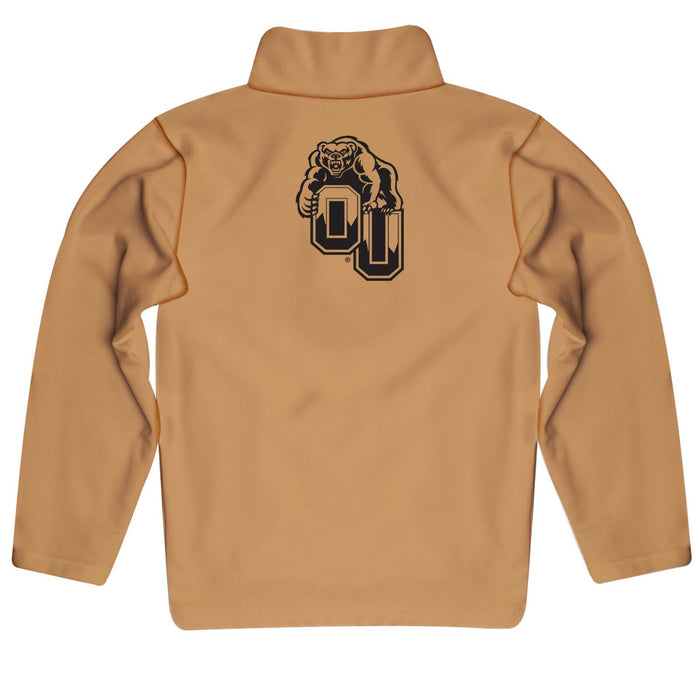 Oakland University Golden Grizzlies Vive La Fete Game Day Solid Gold Quarter Zip Pullover Sleeves - Vive La Fête - Online Apparel Store