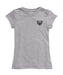 Oakland Golden Grizzlies Hand Sketched Vive La Fete Impressions Artwork Grey Girls Cotton Short Sleeve Tee