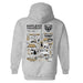 Oakland Golden Grizzlies Hand Sketched Artwork Cotton Fleece Women Hoodie - Vive La Fête - Online Apparel Store