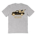 Oakland Golden Grizzlies Hand Sketched Vive La Fete Impressions Truck Grey T-shirt for Women