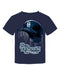 Old Dominion Monarchs Original Dripping Baseball Helmet Navy T-Shirt Cotton by Vive La Fete
