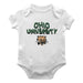 Ohio University Bobcats Vive La Fete Infant Game Day White Short Sleeve Bodysuit