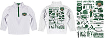 Ohio University Bobcats Hand Sketched Vive La Fete Impressions Artwork White Boys Quarter Zip Pullover V1 - Vive La Fête - Online Apparel Store