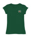 Ohio University Bobcats Hand Sketched Vive La Fete Impressions Artwork Green Girls Cotton Short Sleeve Tee
