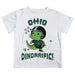Ohio University Bobcats Vive La Fete Dinorrific Boys Game Day White Short Sleeve Tee