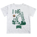 Ohio University Bobcats Vive La Fete Excavator Boys Game Day White Short Sleeve Tee