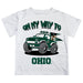 Ohio University Bobcats Vive La Fete Monster Truck Boys Game Day White Short Sleeve Tee
