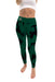 Ohio University Bobcats Vive La Fete Paint Brush Logo on Waist Women Green Yoga Leggings