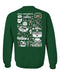 Ohio University Bobcats Hand Sketched Artwork Green Crewneck Sweatshirt for Women - Vive La Fête - Online Apparel Store